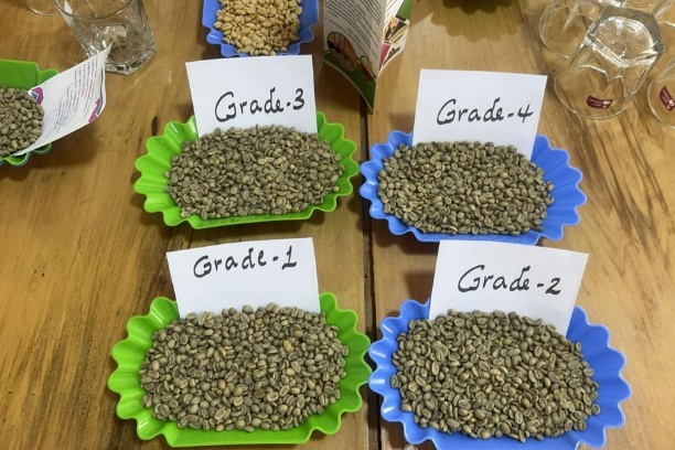 processed copffee pin